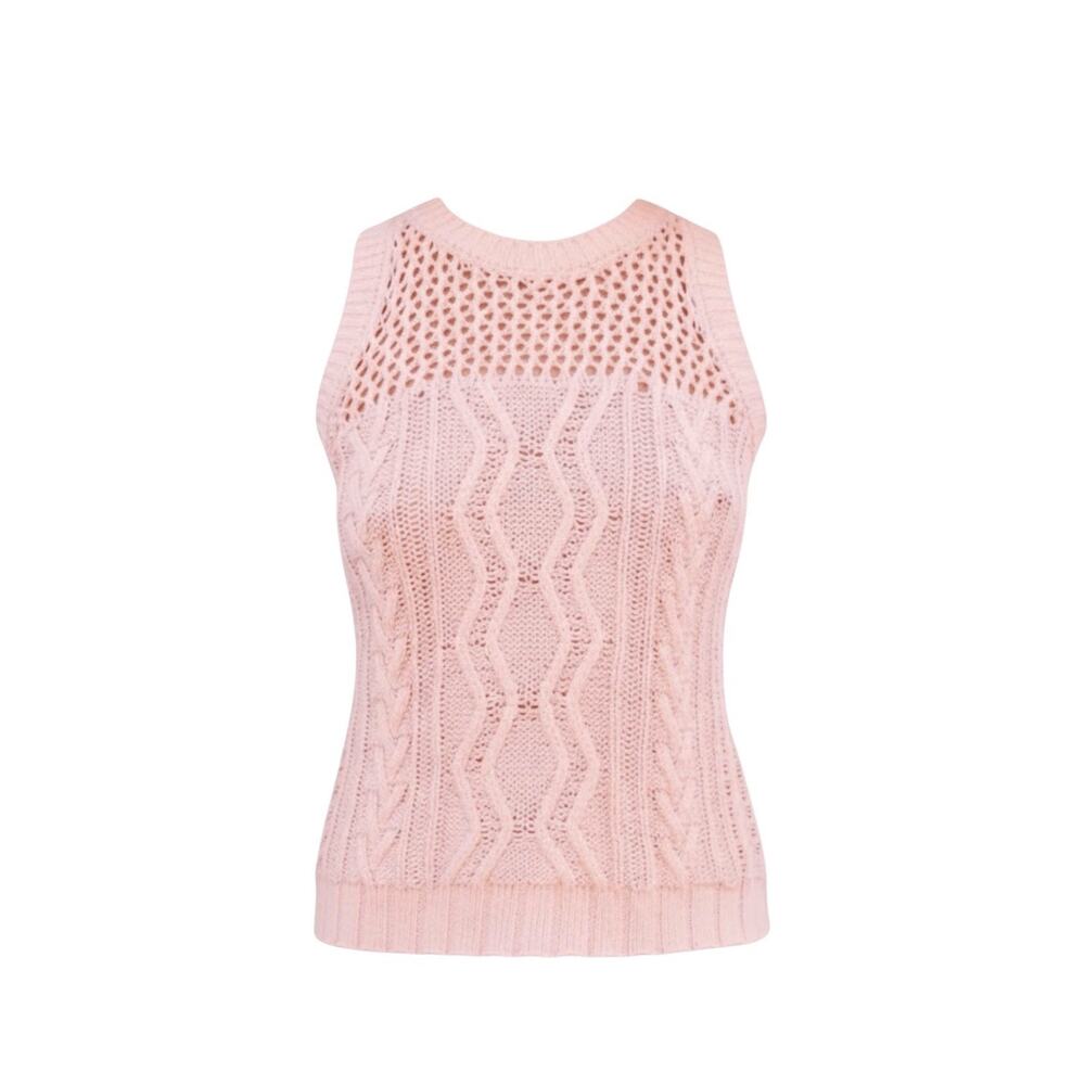 Sundry Racerback Sweater in Candy - Large